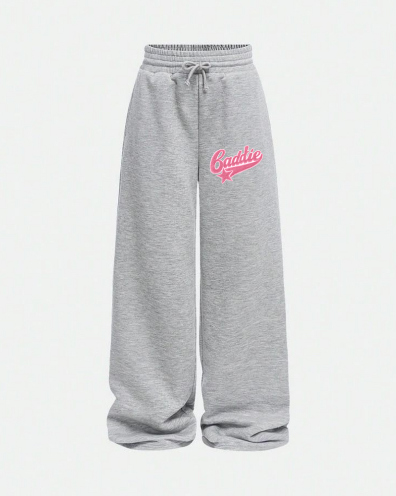 BADDIE JOGGERS - GREY