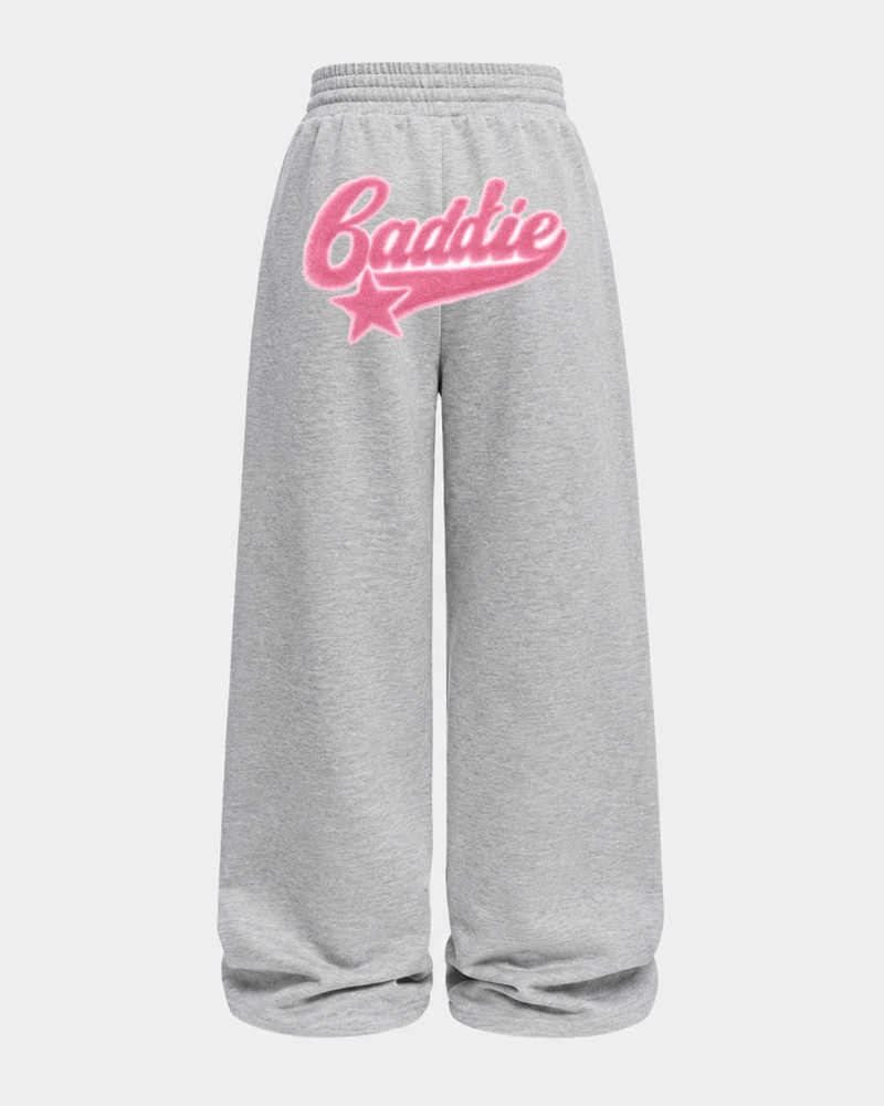 BADDIE JOGGERS - GREY