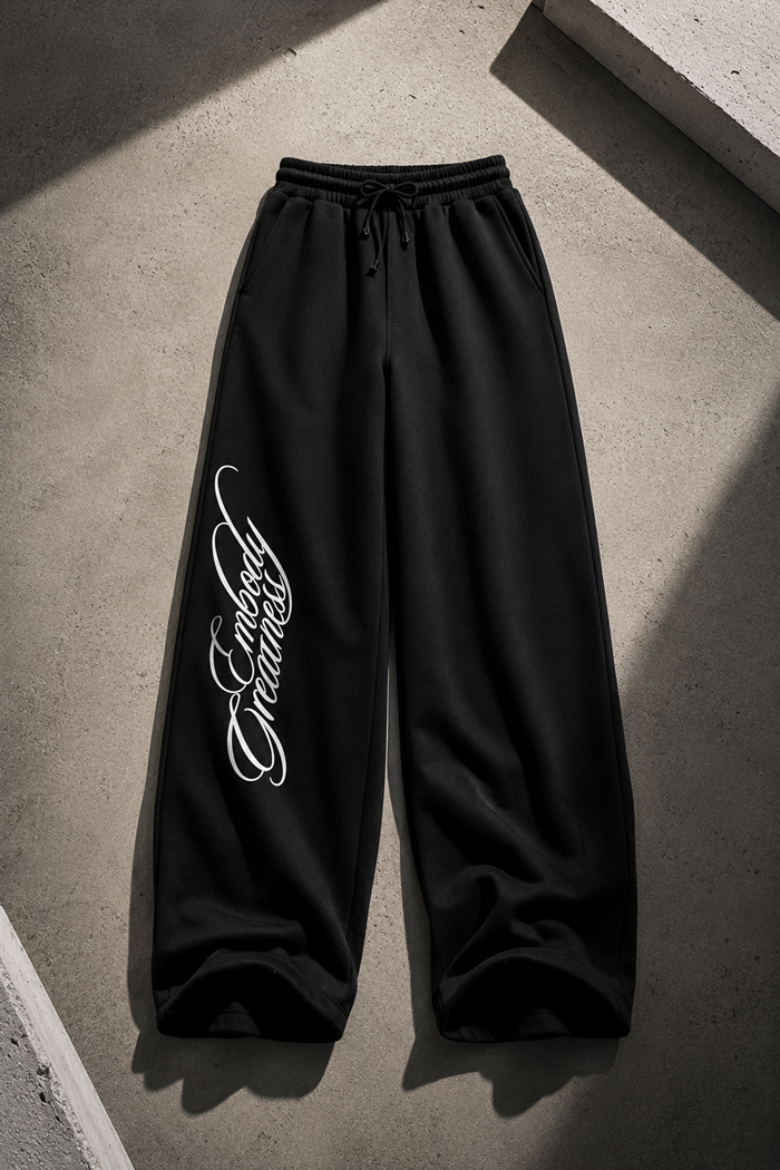 BLANKS UNISEX JOGGERS BLACK