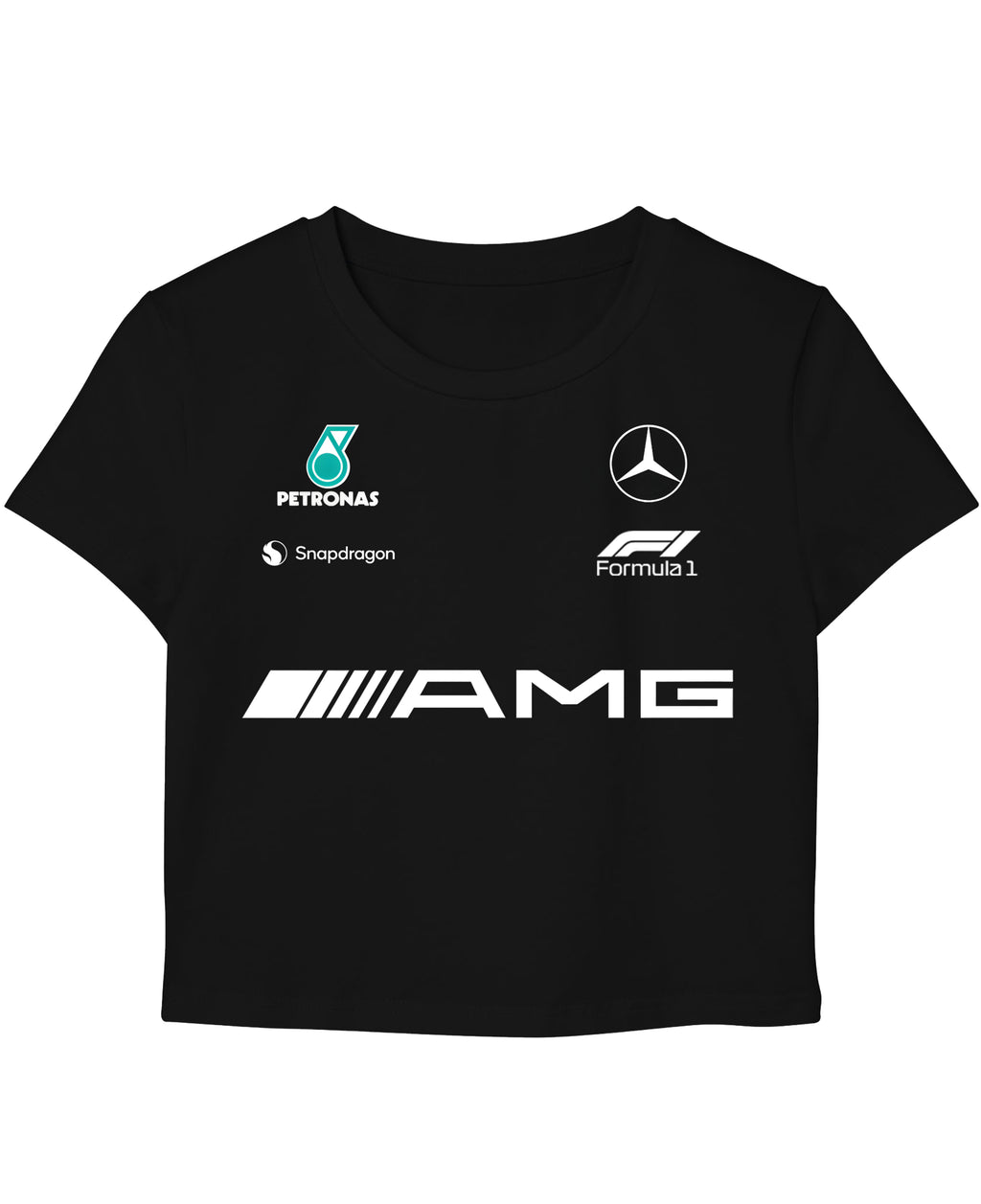 Black Baby Tee Front Design